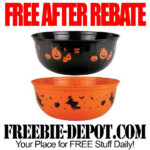 FREE AFTER REBATE 2 Halloween Candy Bowls At Menards FREE Black Or