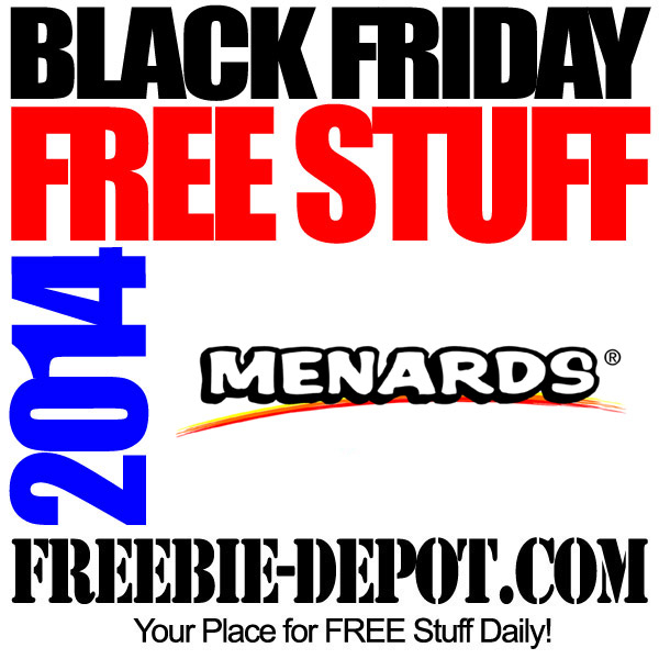 FREE STUFF BLACK FRIDAY Menards FREE AFTER REBATE Gallons Of 