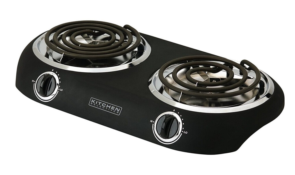 Kitchen Selectives DB 2 Kitchen Selectives Double Burner Black This 