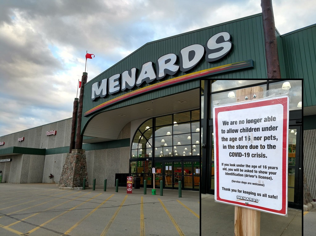 Menards Bans Kids Under 16 To Help Slow COVID 19 Spread WIZM 92 3FM 