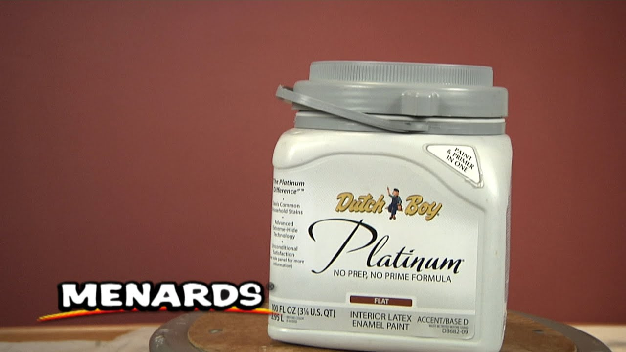 Menards Dutch Boy Platinum Paint YouTube