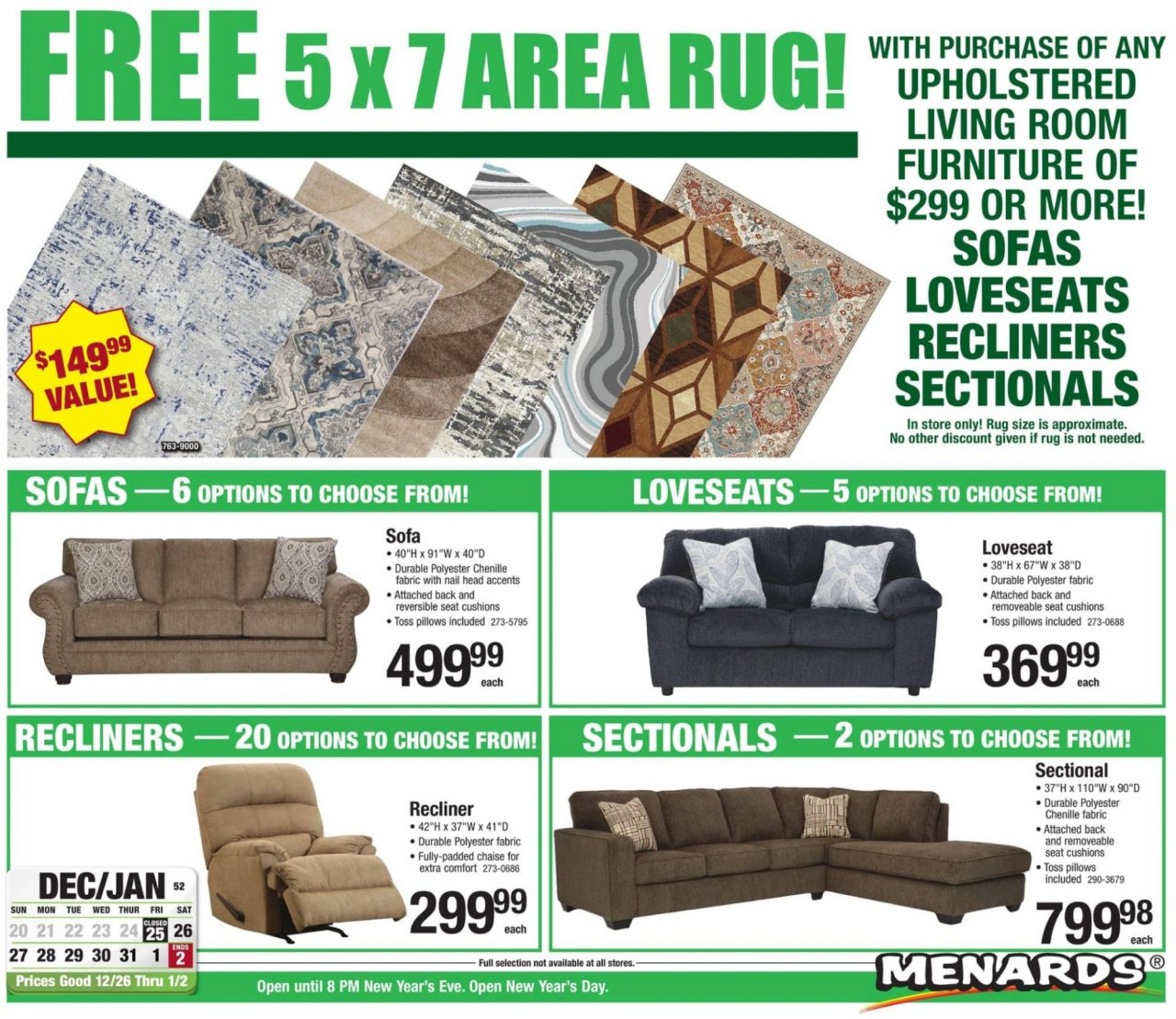 Menards Flyer New Years Sale 26 12 2020 02 01 2021 Kupino 