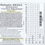 Menards Rebate Form 260 MenardsRebate Form