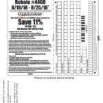 Menards Rebate Form 4468 MenardsRebateForms