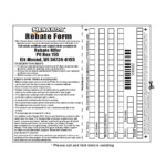 Menards Rebate Form 5609 MenardsRebateForms