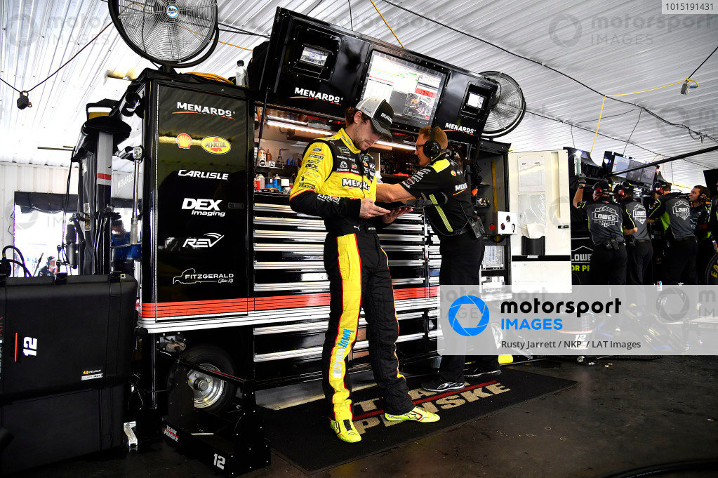  12 Ryan Blaney Team Penske Ford Fusion Menards Duracell Pocono 