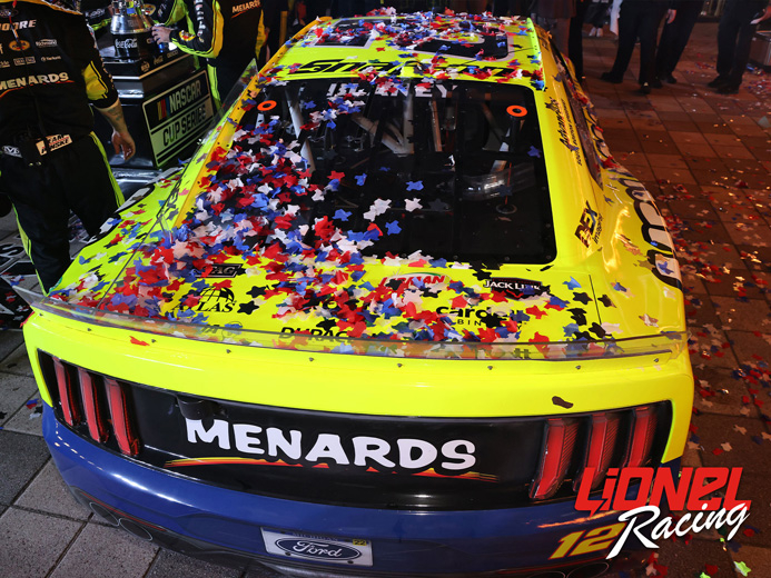 2022 Ryan Blaney 12 Wrangler Menards NASCAR All Star Win Raced 1 