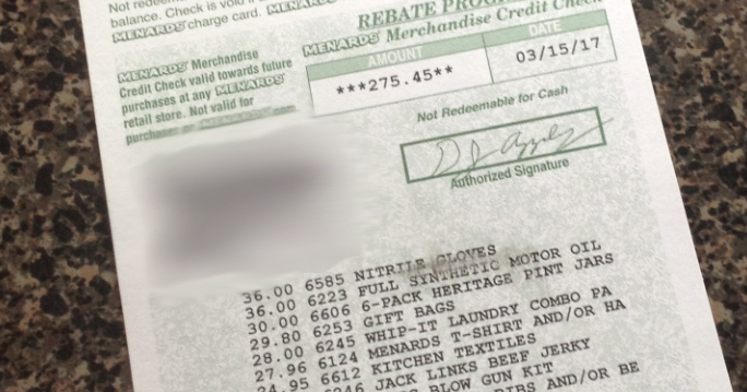 Check Status Of Menards Rebate Menardrebate