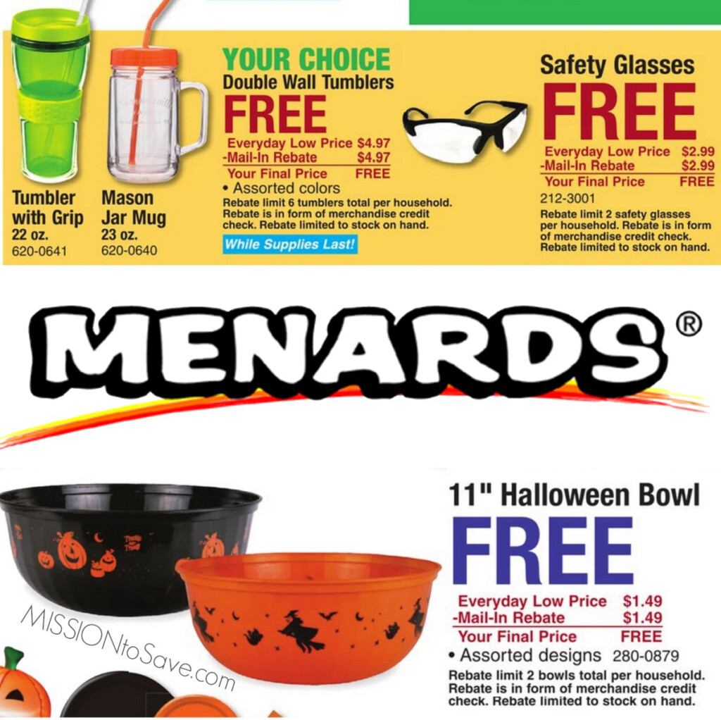 Free Halloween Bowl At Menards Coupons And Freebies Mom