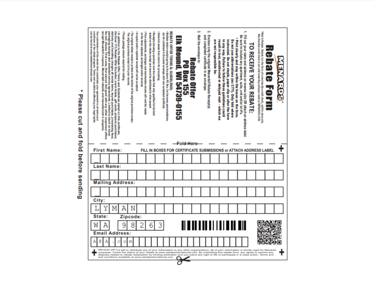 How Do I Print My Menards Rebate Form Download Pdf Printable Rebate 