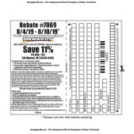 Menard Rebate Form 7069 MenardsRebate Form