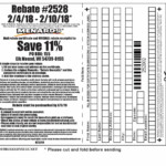 Menard s Rebate Form 7271 MenardsRebate Form