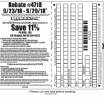 Menards 11 Rebate 4718 Purchases 9 23 18 9 29 18 Printable Form 2021