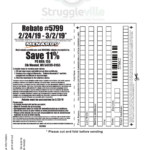 Menards 11 Rebate 5799 Purchases 2 24 19 3 2 19 Struggleville