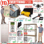 Menards Flyer 11 Rebate Sale Menards Sales Ads Garage Lighting