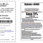 Print Menards Rebate Form MenardsRebate Form